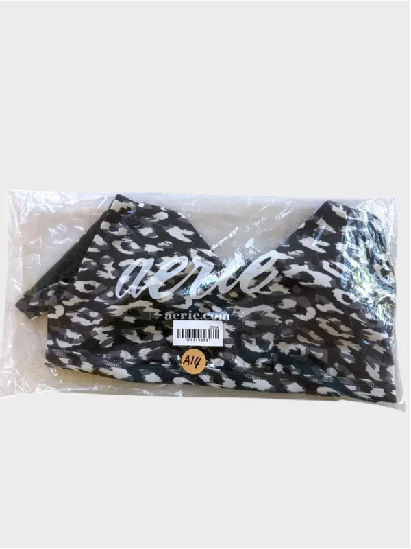 Size L OFFLINE by Aerie Goals Plunge Sports Bra in Animal Print - Image 6