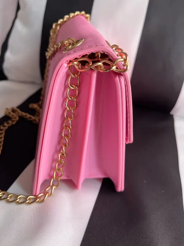 Pink Butterfly Accent Purse - Image 3