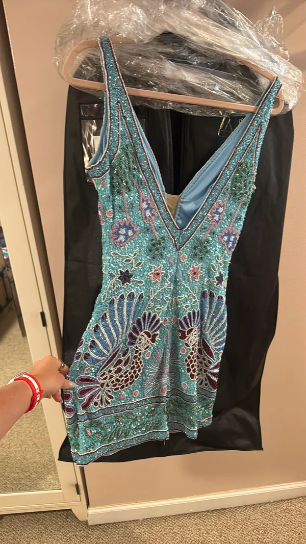 Jovani Homecoming Dress Beaded - Image 3