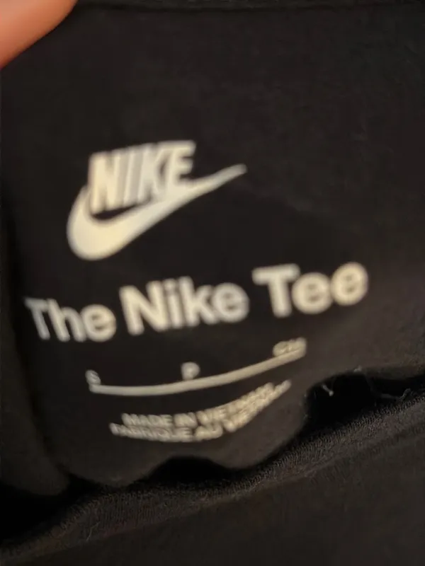 Nike Black Long Sleeve Shirt with White Swoosh Stars - Image 6