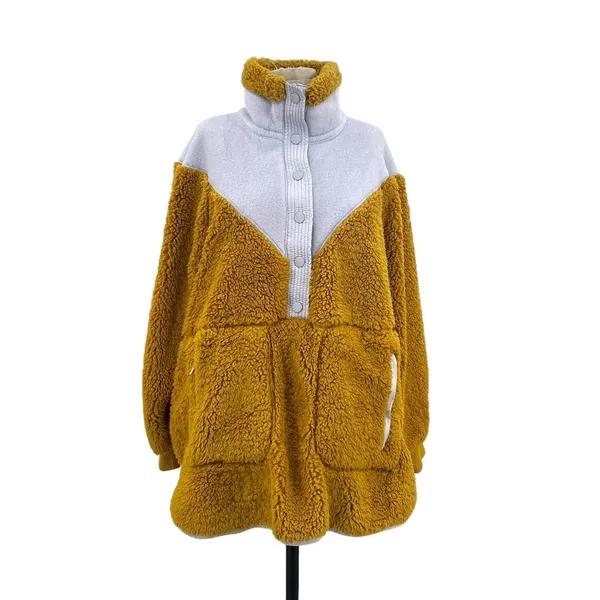 Free People Movement Fall To Rise Half‎ Zip Pullover Honey Mallow Size Small - Image 3