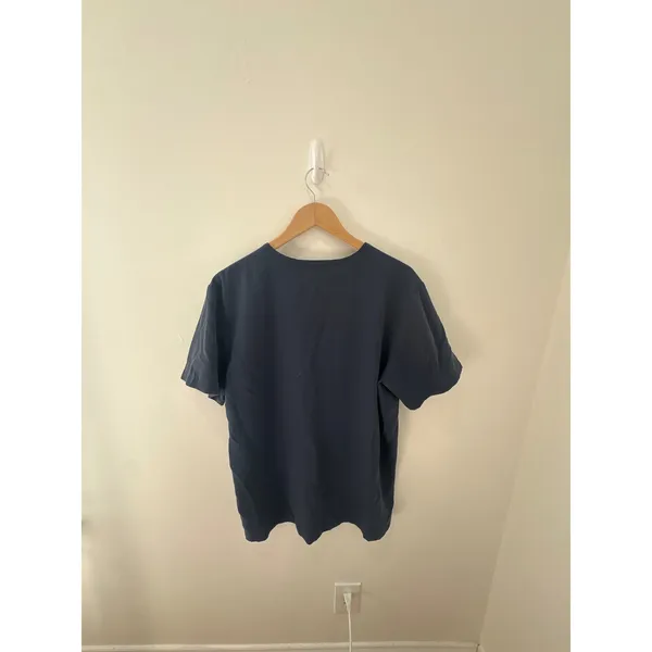 FIGS‎ Technical Collection Navy Blue V-Neck Scrub Top Size Medium Pocket - Image 4