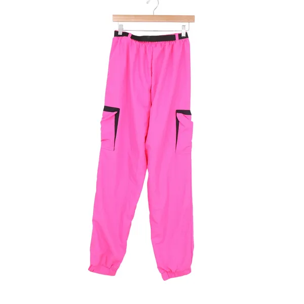 Balera Neon Pink Cargo Dance Pants Womens MA Buckle Belt Joggers - Image 3