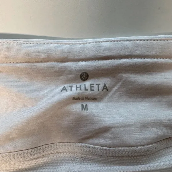 Athleta Ruffle Skort Women Medium White Tiered Tennis Golf Active S/983302-02 - Image 5