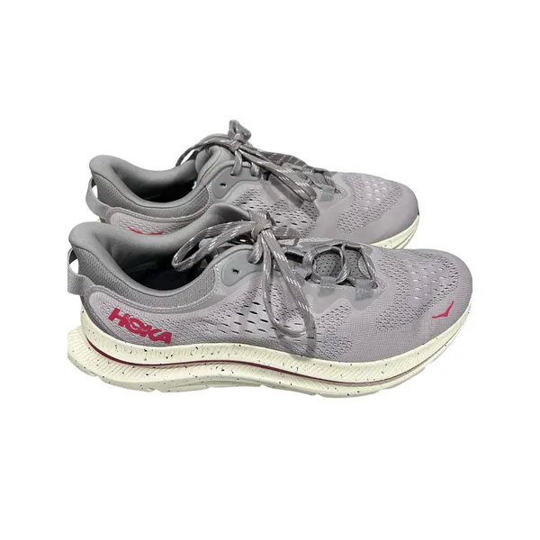 HOKA One One Kawana 2 Women’s Running Shoes Gray Cream Pink Size 10B Neutral - Image 10
