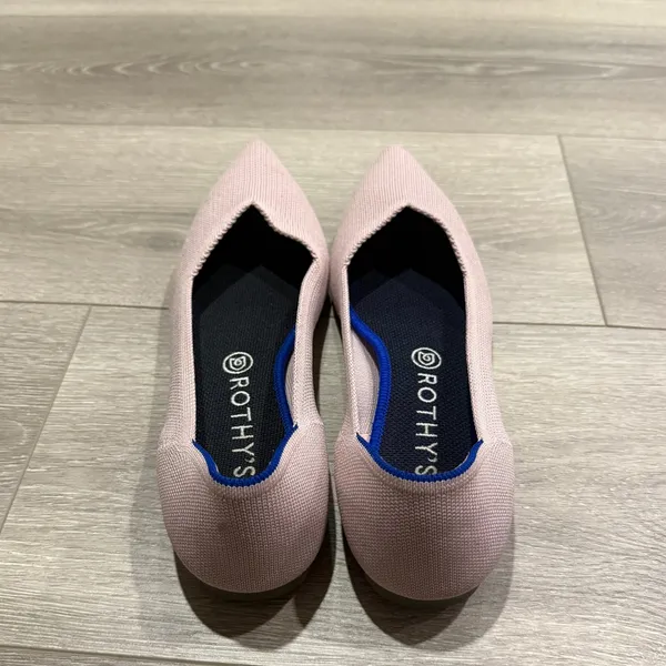 Rothy's The Point shoe in light pink - Image 10
