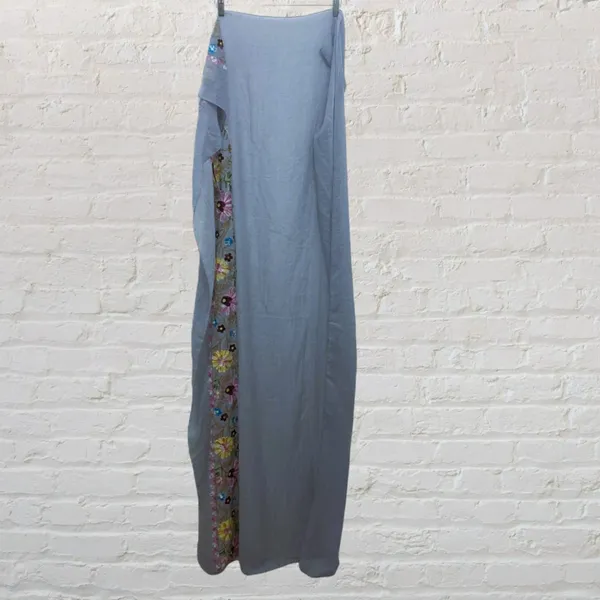 NWT Bijoux Terner Embroidered Floral Border Scarf / Wrap Shawl - Image 12