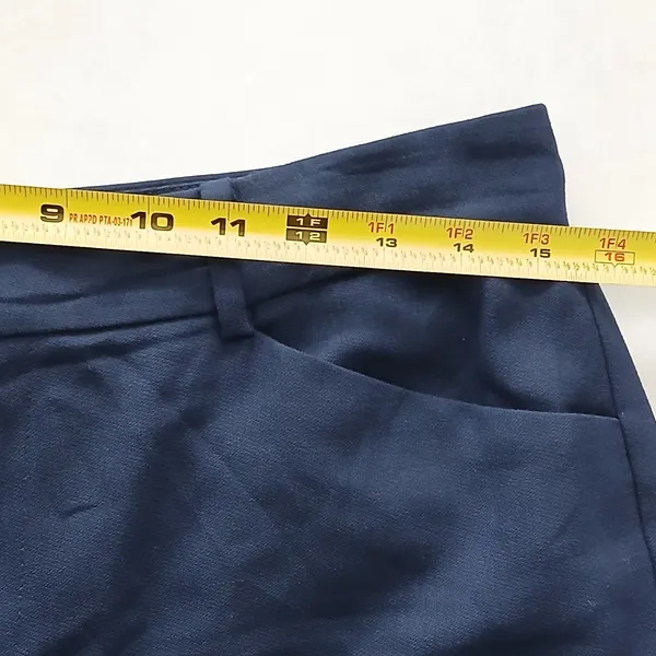 Wool Office Resort‎ Y2K Lauren Ralph Lauren Blue Straight Chino Formal Pants 6 - Image 8