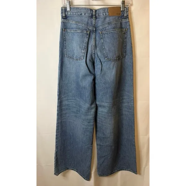 Madewell Superwide-Leg Jeans in Fannin Wash Rigid sz. 26 - Image 4