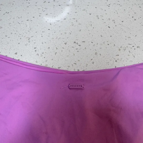 Roxy Womens Purple Low Rise Bikini‎ Bottom Swimsuit Size XL Solid Purple NWT - Image 6