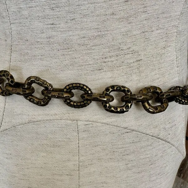 Chico’s metal chain belt - Image 4