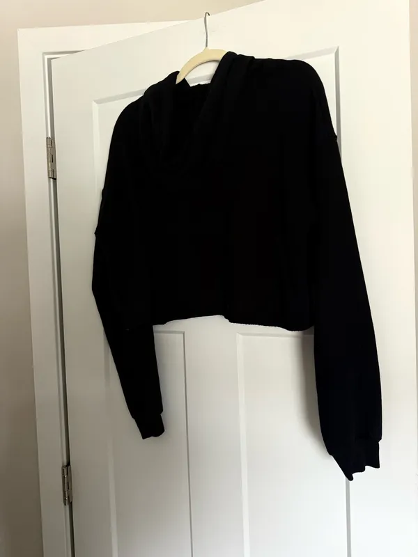 Black Iowa city wave hoodie - Image 3