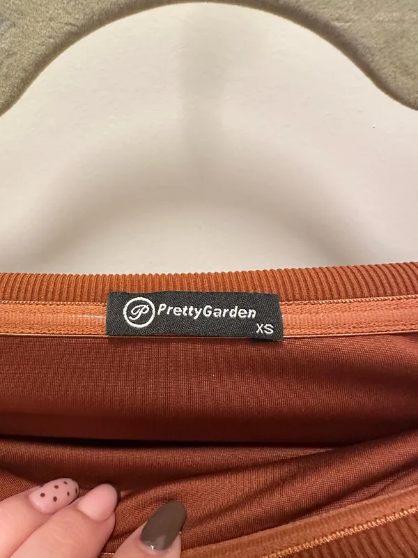 Brown Strapless Dress  - Image 5