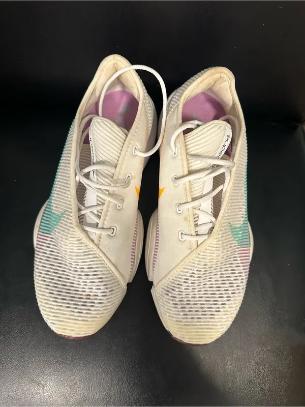 Nike air zoom super rep 2 Women’s White HIIT Sneakers Lavender Swoosh Size 8.5 - Image 6