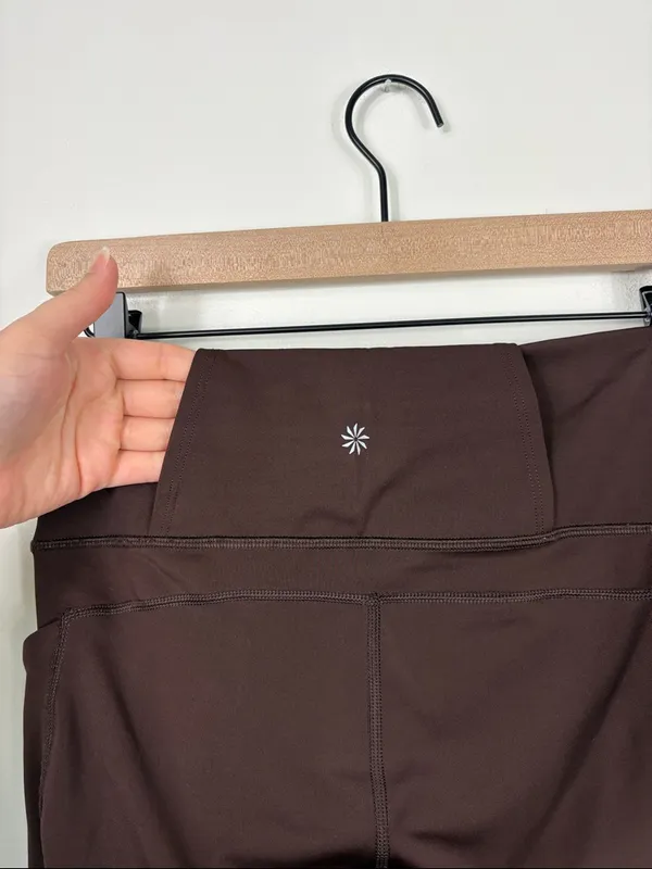 Athleta Ultimate Stash Craft Tights Leggings Toasted Brown Women’s Size Medium - Image 6