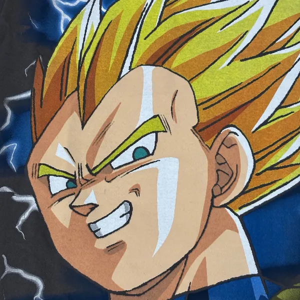 Toei Animation Dragon Ball Z Vegeta Large Graphic T-Shirt - Image 8