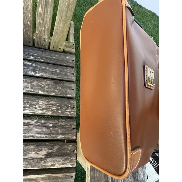 Dooney & Bourke Wexford‎ Smooth Leather Crossbody Natural J - Image 7