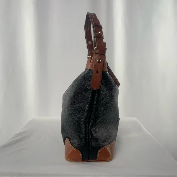 Dooney & Bourke Pebble Grain Hobo‎ Bag in Black - Image 3