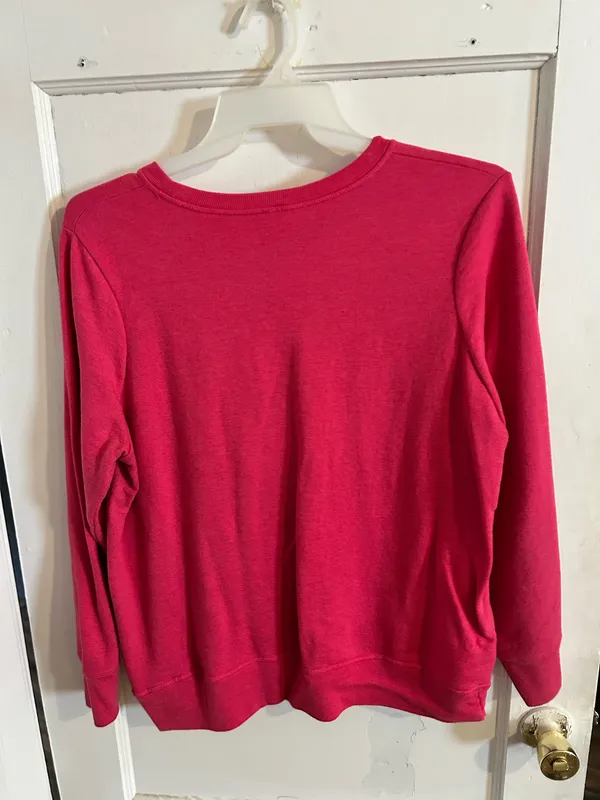 Goodwill Pink Long Sleeve Sweatshirt Size XL - Image 2