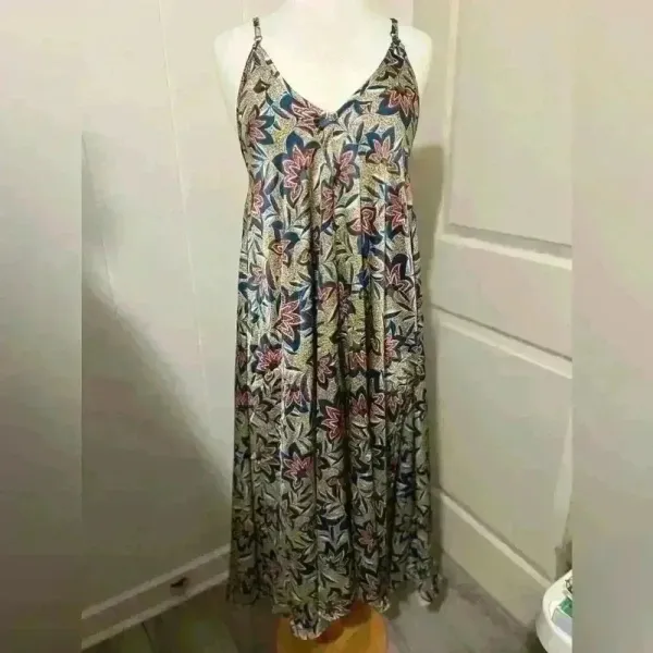 BISHOP +‎ YOUNG SAINT MARTIN HALTER MIDI SATIN FLORAL DRESS Size Small $108 - Image 5