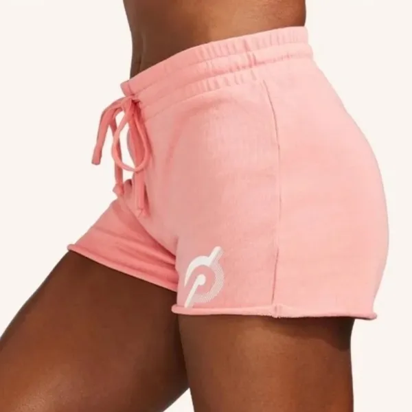 Peloton Unwind‎ French Terry Pink Lounge Shorts Size Small - Image 2