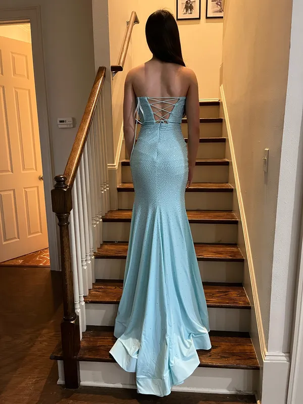 Prom dress Blue Size 2 - Image 4
