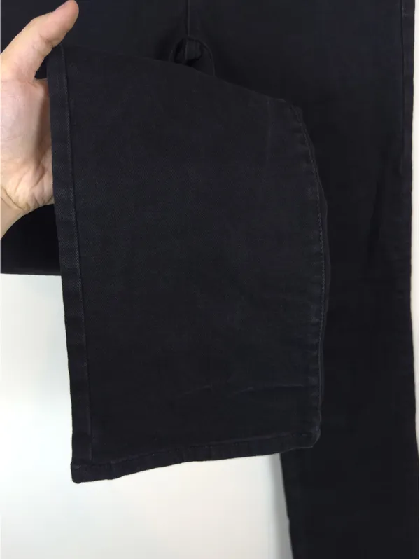 Zara Women’s Black High Rise Flare Bootcut Stretch Jeans Size 6 - Image 5