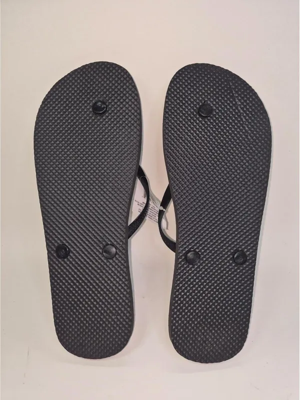 Black Flip Flop Sandals - Size M Men New with Tag - Image 7