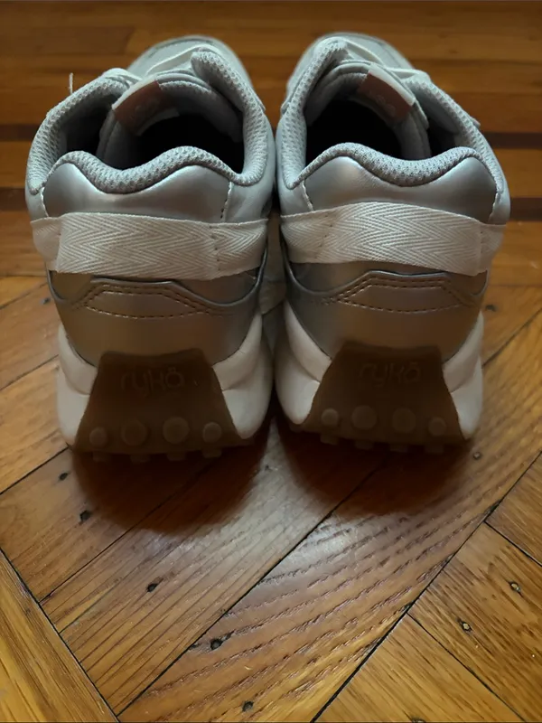 Ryka Light Gray Mesh Lace-Up Sneakers Size 6 1/2 - Image 5