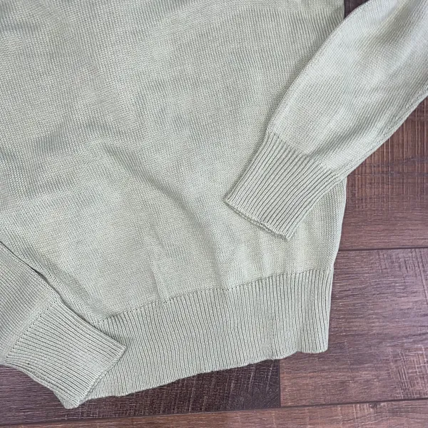 Cotton Emporium NWOT Mint Green Twist Back Sweater Women’s Large - Image 6