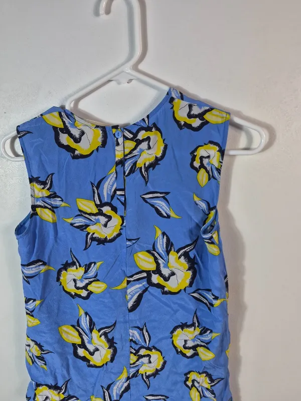 Diane Von Furstenberg Floral Print Top P - Image 6