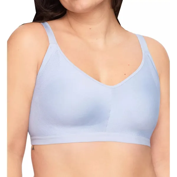 Warners Easy Does It Seamless Stretch Wireless Bra Light Blue RM3911A Large NWT - Image 9
