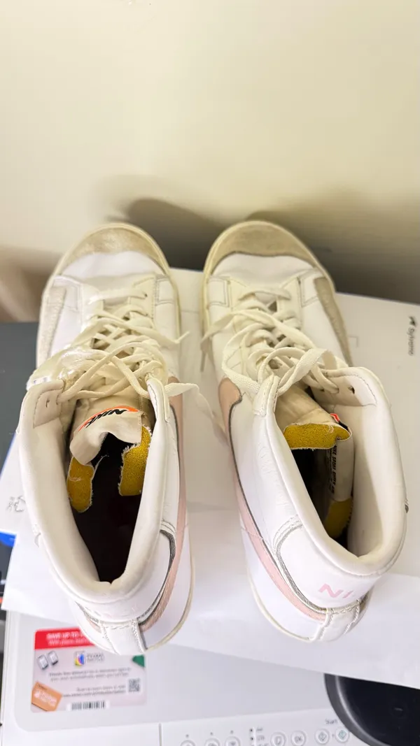 Nike Blazer Mid '77 Vintage White Pink Oxford 2021 Size 8.5 - Image 6