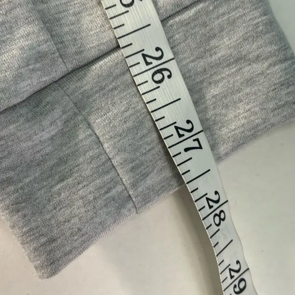12PM by Mon Ami Gray Sweatshirt Red Heart Elbow Patch Women’s Large NWOT - Image 8