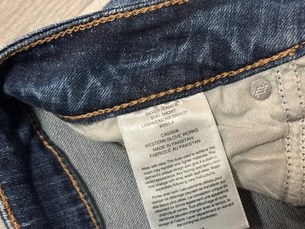 Silver suki denim shorts  - Image 6