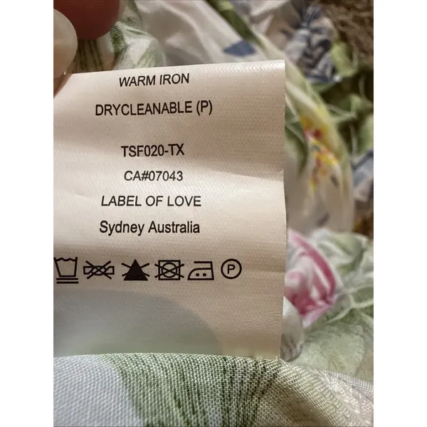 Label Of Love Anthropologie Floral Toscana Smock Maxi Dress XL Boho‎ Coastal - Image 11