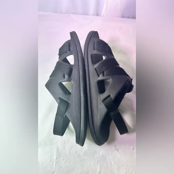 Chaco Black Dual-Strap Slide with Buckle - Image 9