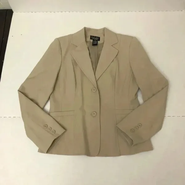 Tan 2‎ Button Lined Blazer by Rafaela - Size 4P - Image 2