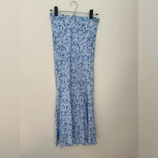 Zara Slip Skirt Blue - Size XS - Image 2