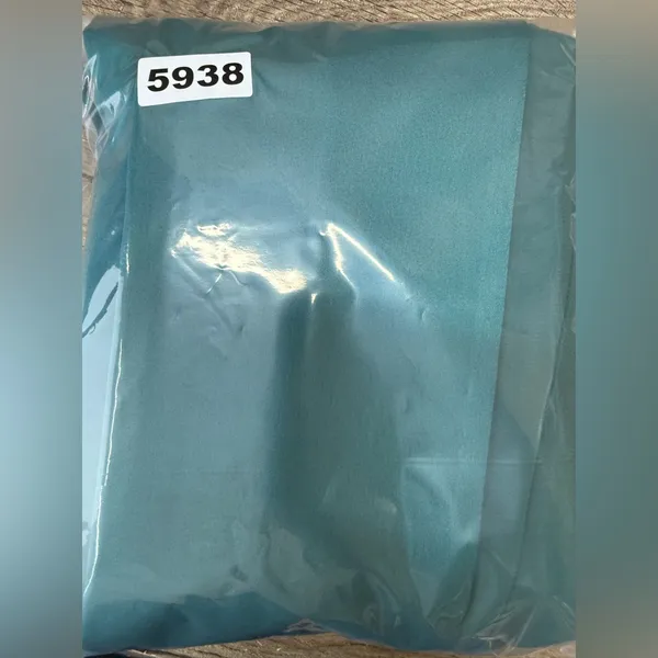 Keepsake Captivating Teal Green Satin One-Shoulder‎ Maxi Slip Dress size 4 - Image 7