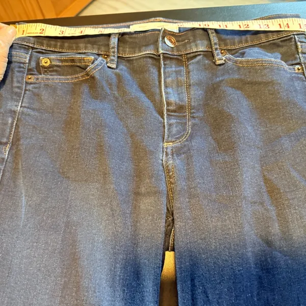 Gap Perfect Boot Size 30R (10) Jeans Dark Blue Wash Mid Rise - Image 5