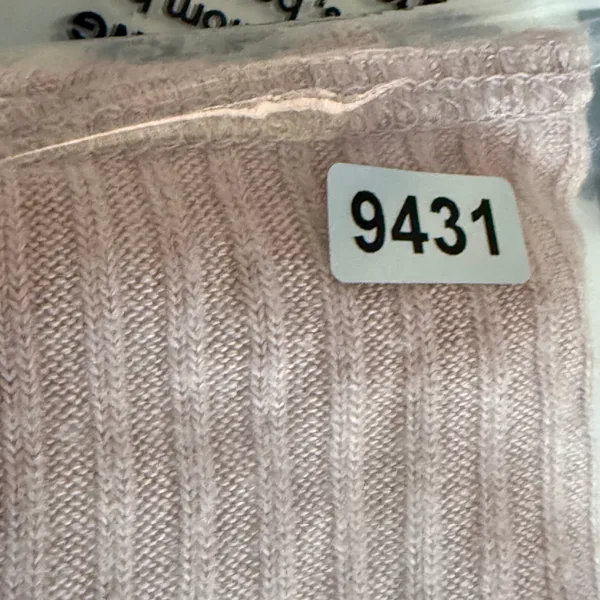 Reformation Womens Pink Ribbed Square Neck Tencel Modal Short Sleeve Top Medium - Image 7