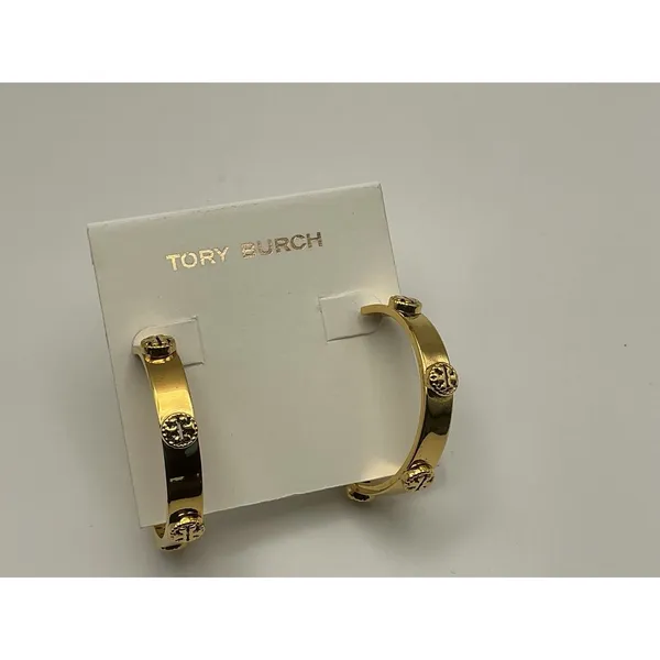 Tory Burch Miller Stud Earrings - Gold (11165518) - Image 4