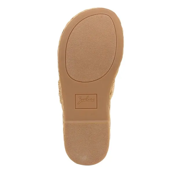 Zodiac Izzy Natural Woven Platform Slide‎ Sandals Size 9 - Image 8