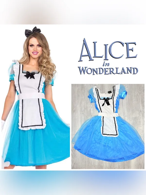 Leg Avenue Alice in wonderland Halloween costume dress size small cosplay - Image 2