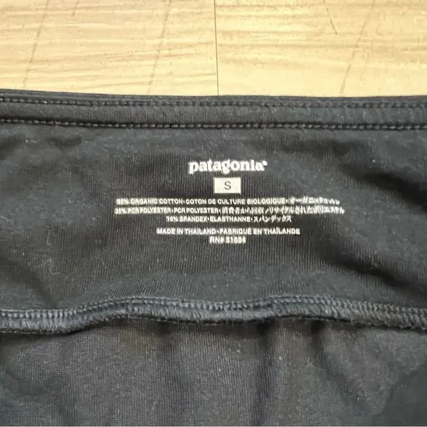 Patagonia A-Line Jersey Knit Skirt Black UPF Protection Women’s Small - Image 2