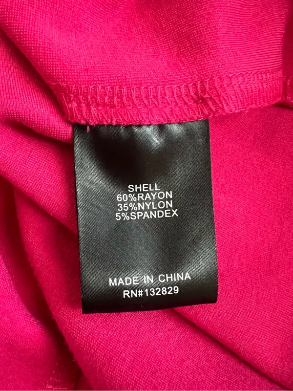 NBD Revolve Women’s Lucilda Strapless Bodycon Gown Hot Pink Maxi Dress - Image 9