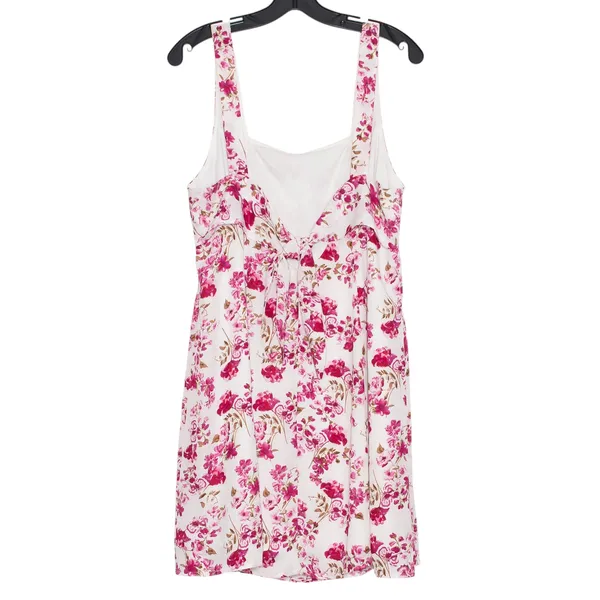 Lulus Dress Floral Coquette Cottagecore Romantic Feminine Retro White Pink XL - Image 7