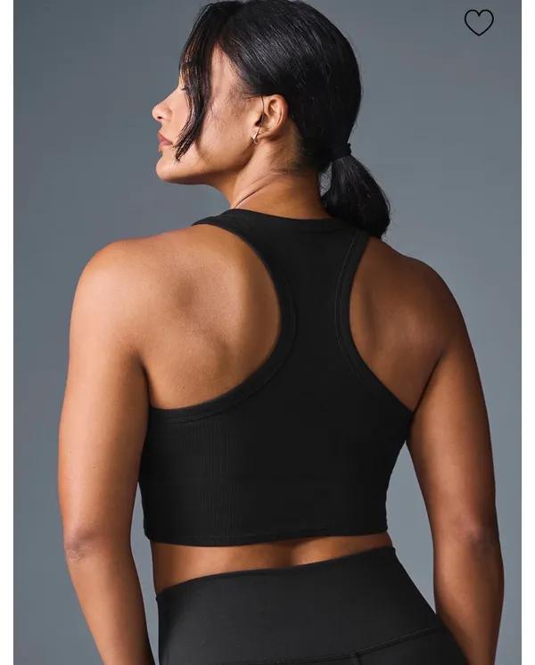 Alo Aspire Yoga Tank Black XXS - Image 4