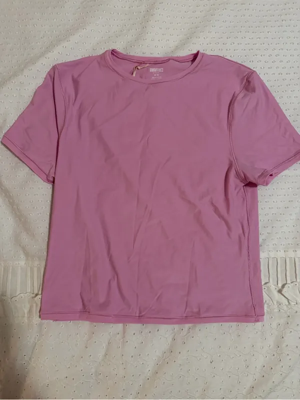 Aerie SMOOTHEZ Short Sleeve Crew Shirt | Violet Willow - Image 2